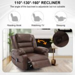 Breathable Leather Massage Recliner Chair - Image 8