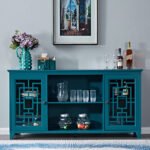 60" Sideboard Buffet Table Storage Cabinet - Image 2