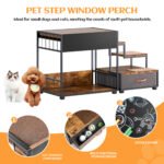 Step Window Perch Bunk Beds for Dogs and Multi-Level Platform - Image 4