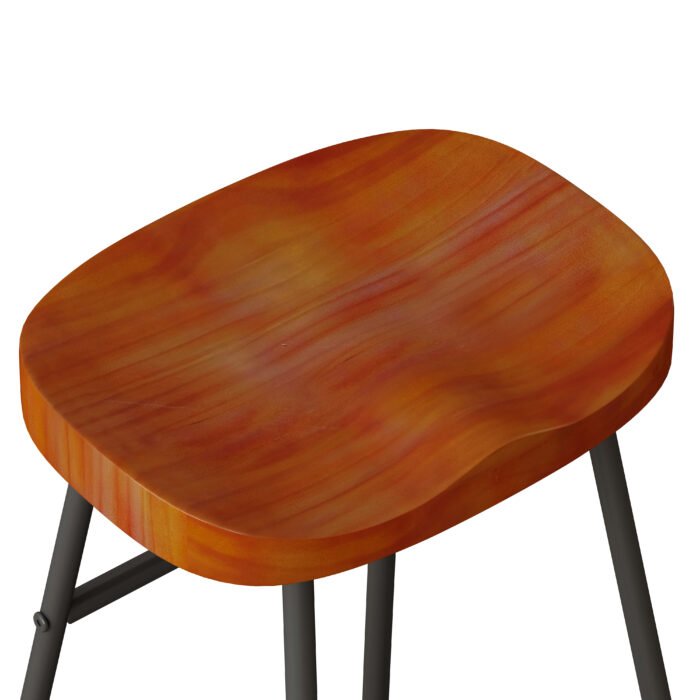 Stylish and Minimalist Bar Stools (Set of 2) - Image 8