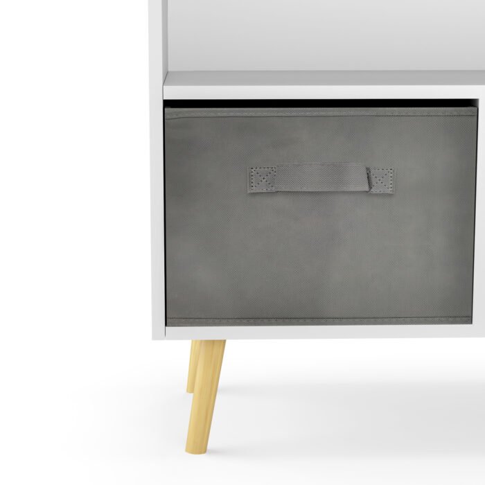 Kids bookcase with Collapsible Fabric Drawers - Image 14