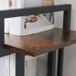 4-storey office wooden metal bookshelf - Image 6