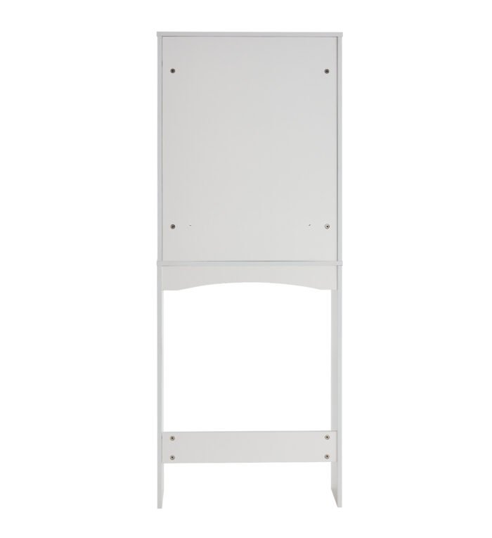 Over-The-Toilet Bathroom Shelf Organizer, White - Image 7