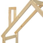 House-shaped Wooden writing Desk Kids study Table Bookshelf - Image 19