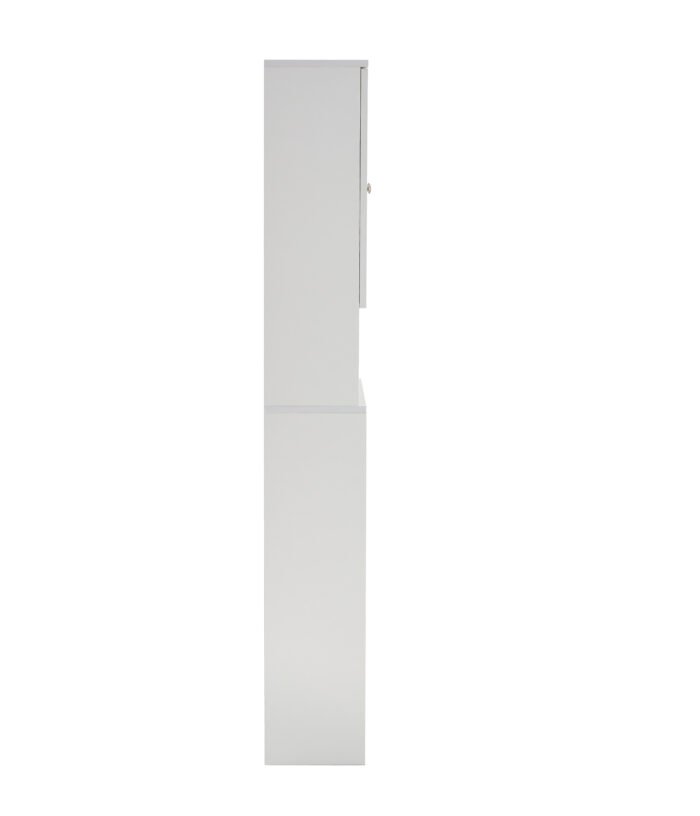 Over-The-Toilet Bathroom Shelf Organizer, White - Image 9