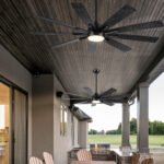 Mordern Farmhouse 62 In Black Ceiling Fan with Smart App and Remote Control - Image 4