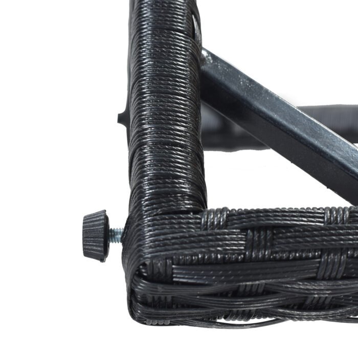 Patio All-Weather PE Wicker Dining Table Set with Wood Tabletop - Image 18