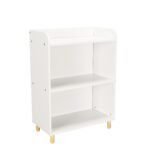Kids 3-Tier Bookcase  Children's  Display and Toy Storage Cabinet Organizer - Image 7