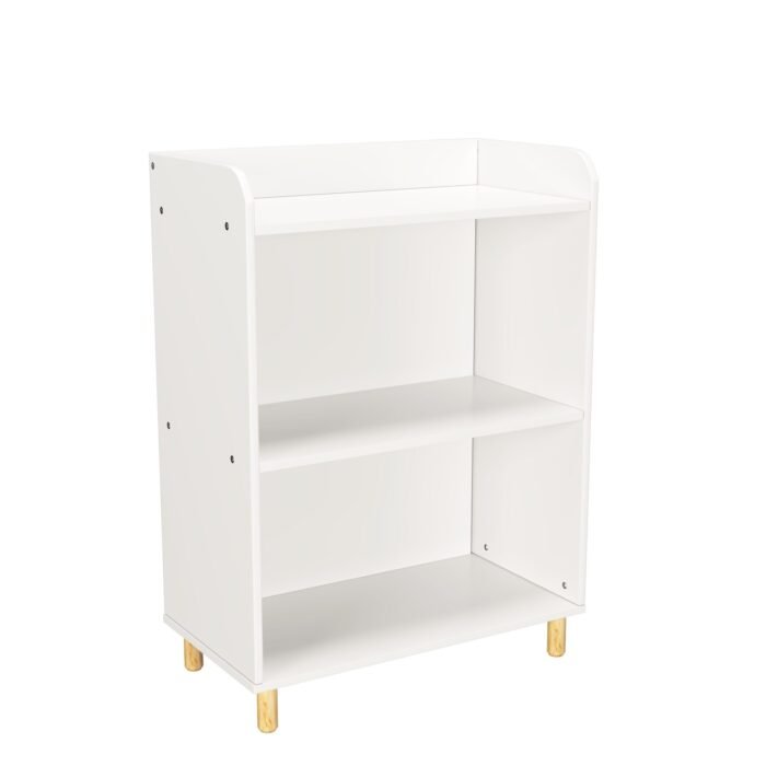 Kids 3-Tier Bookcase  Children's  Display and Toy Storage Cabinet Organizer - Image 7