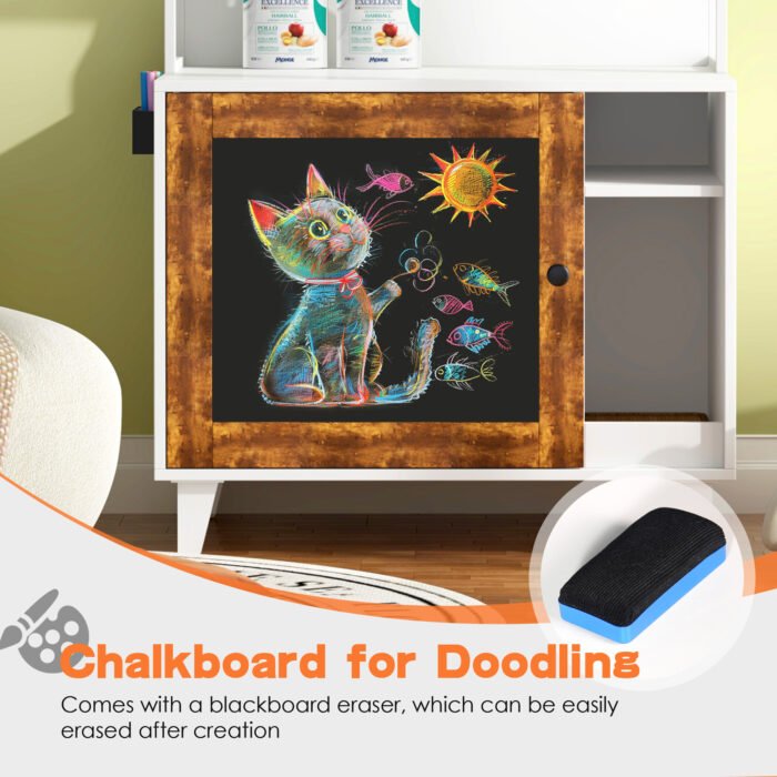 Graffiti with 2 storage racks and 1 door cat litter box shell - Image 4