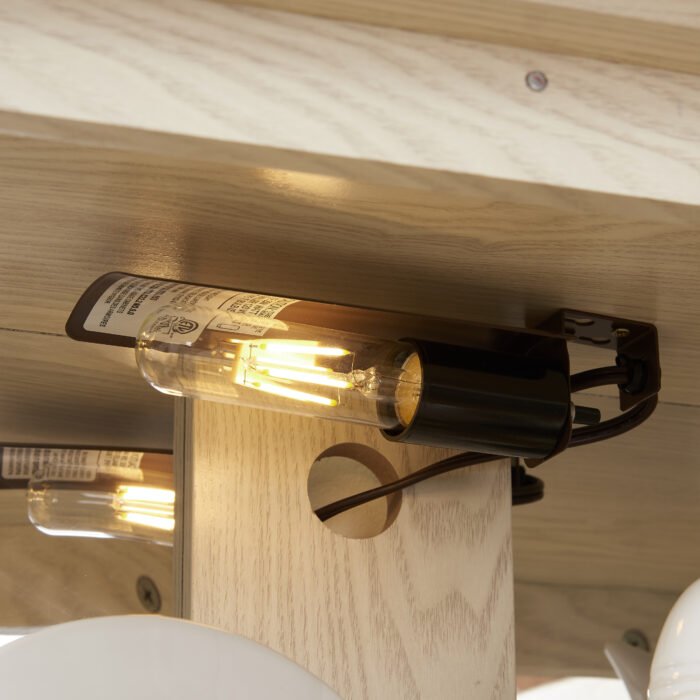 Dual door Curio cabinet with tempered glass doors - Image 12