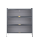 3 Tier Pantry Storage Cabinet Baker Racks for Kitchen with Storage Kitchen Pantry Storage Cabinet Microwave Rack Storage Rack - Image 9