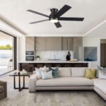 52" Low Profile Ceiling Fan with Lights - Image 2