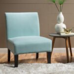 Accent Paten minimalist Chair Light Blue