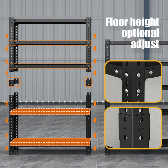 Household storage rack, adjustable display rack, carbon steel storage rack - Image 4