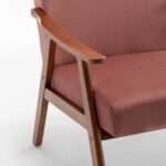 Mid-Century Modern Chair with Solid Wood Frame - Image 8