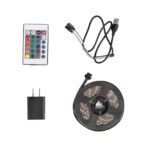 Living Room Sideboard Storage Cabinet White High Gloss with LED Light - Image 11