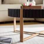 Modern Handcraft  Round Drum Coffee Table (31.5 inch) - Image 4