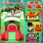 Jump and Slide Inflatable Bouncer for Kids Complete Set - Image 2