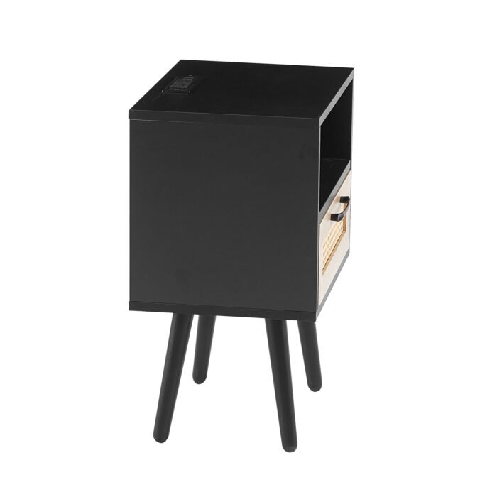 Armando Living Room Side Cabinet Corner Cabinet Bedroom Night Stand - Image 17