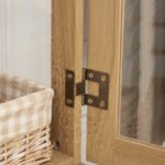 Dual door Curio cabinet with tempered glass doors - Image 11