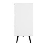 Living Room Sideboard Storage Cabinet White High Gloss with LED Light - Image 6