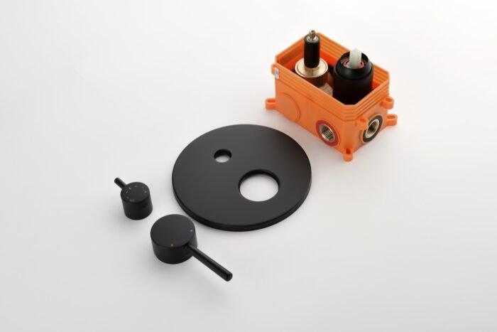 Shower System with Shower Head  Hand Shower Slide Bar  Bodysprays Shower Arm  Hose  Valve Trim - Image 20