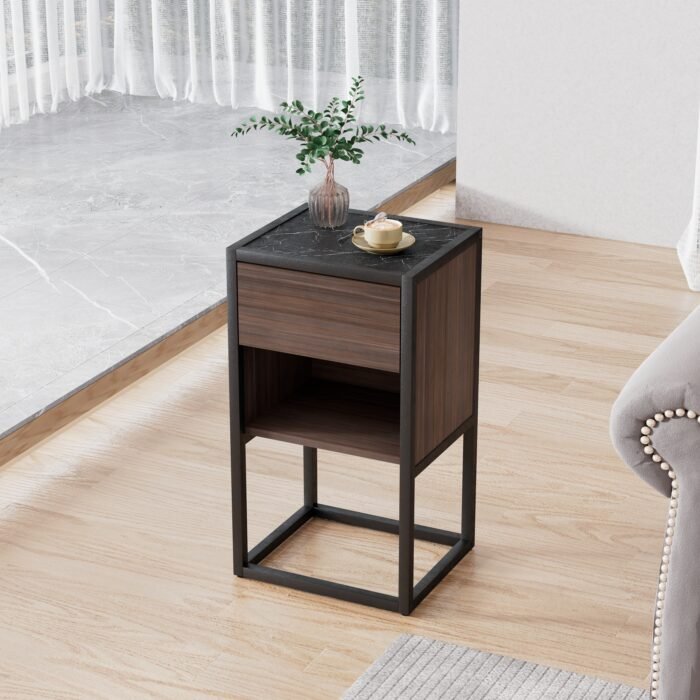 Armando Living Room Side Cabinet Corner Cabinet Bedroom Night Stand - Image 22