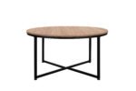 Modern Round Metal Coffee Table - Image 6