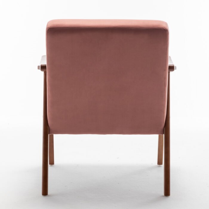 Mid-Century Modern Chair with Solid Wood Frame - Image 4