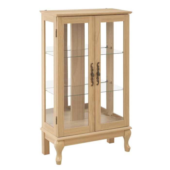 Dual door Curio cabinet with tempered glass doors - Image 13