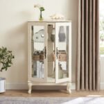 Dual door Curio cabinet with tempered glass doors - Image 18