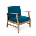 Perla Club Chair Blue - Image 6