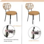 3 Pieces Of Luxury Outdoor Wicker Furniture - Patio Bistro Style Table And Chair Combination - Image 7