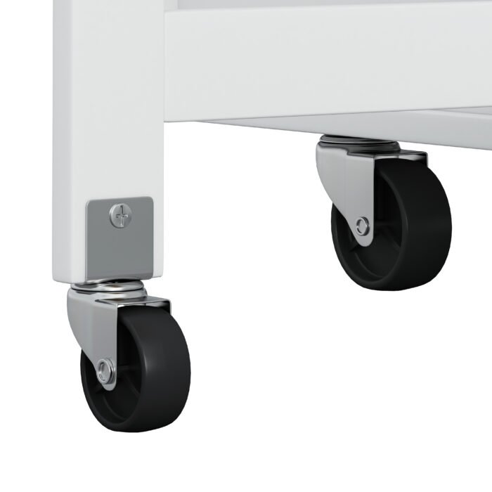 Multi Functional Kitchen Island Cart with Towel Holder, Wine Rack, and Foldable Table Top - Image 11