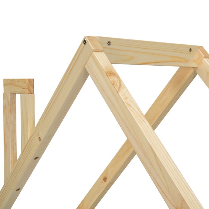 House-shaped Wooden writing Desk Kids study Table Bookshelf - Image 20