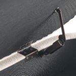 Ottoman Oval Storage Bench Rubber Wood Legs Beige - Image 12