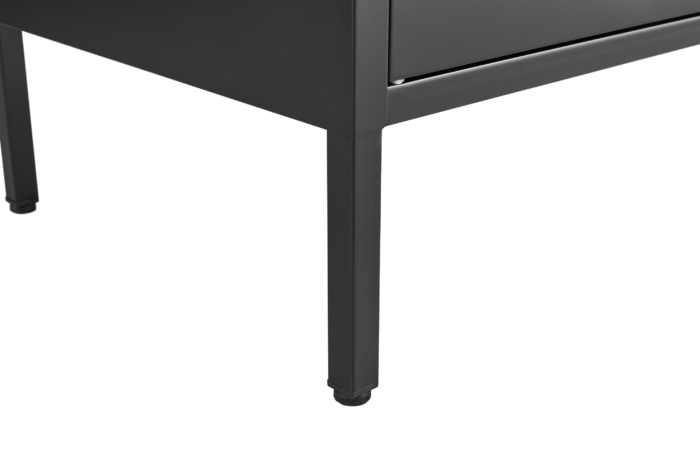 Kitchen metal cabinet with Doors (Black) - Image 18