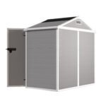 Resin Weather Resistant Outdoor Storage Shed with Floor (6'x4.4') - Image 23