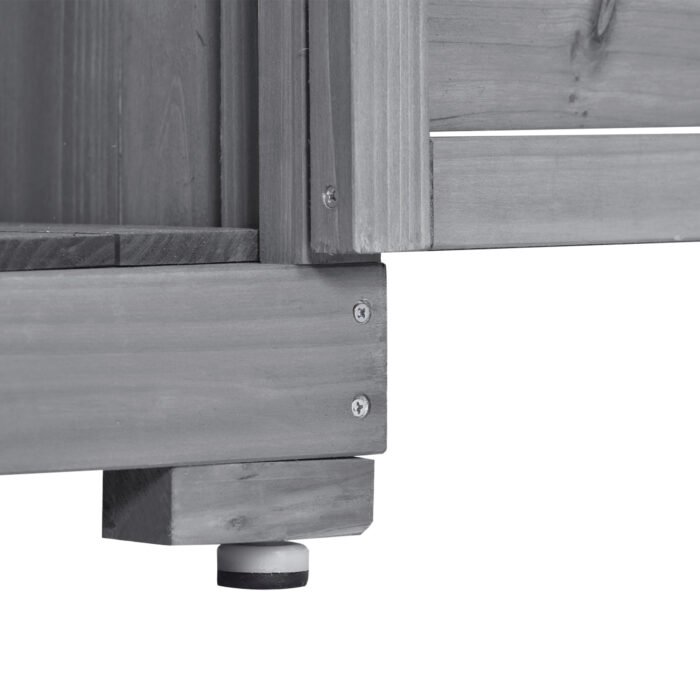 Wooden Garden Shed Patio Storage with Fir Wood - Image 15