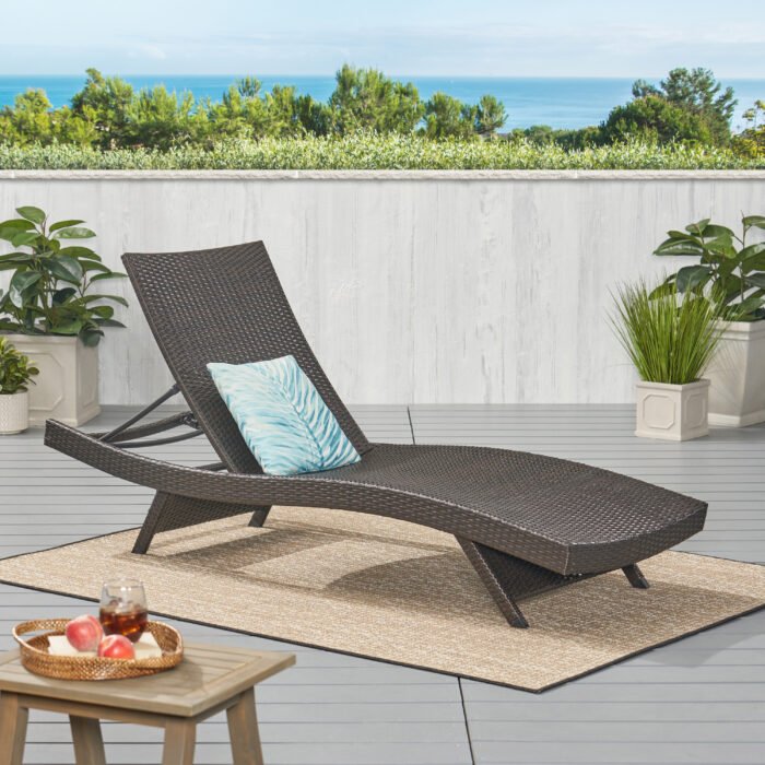 Salem Pe Wicker Sunbed - Image 4