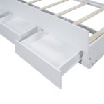 Twin Size Platform Bed with Drawers Storage and LED Headboard - Image 16