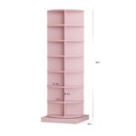 360 pink rotating shoe cabinet with 7 layers (28 shoe pairs) - Image 5