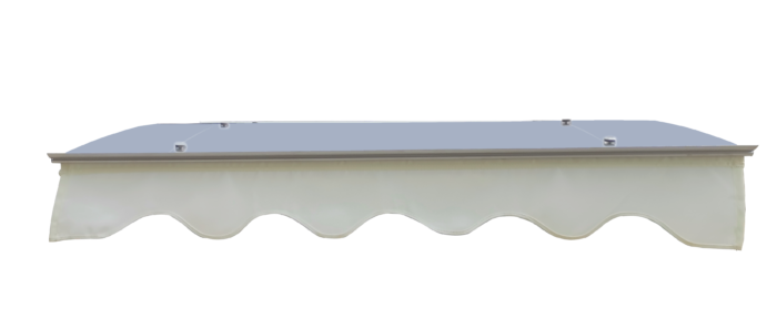 GarLUGH Series Door Window Awning made with Thick Crystal Solid Polycarbonate (W47"x D34") - Image 7