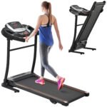 Folding treadmill with pulse sensor and silent brushless motor (2.5-HP) - Image 7