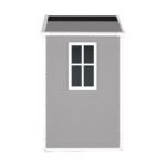 Resin Weather Resistant Outdoor Storage Shed with Floor (6'x4.4') - Image 15