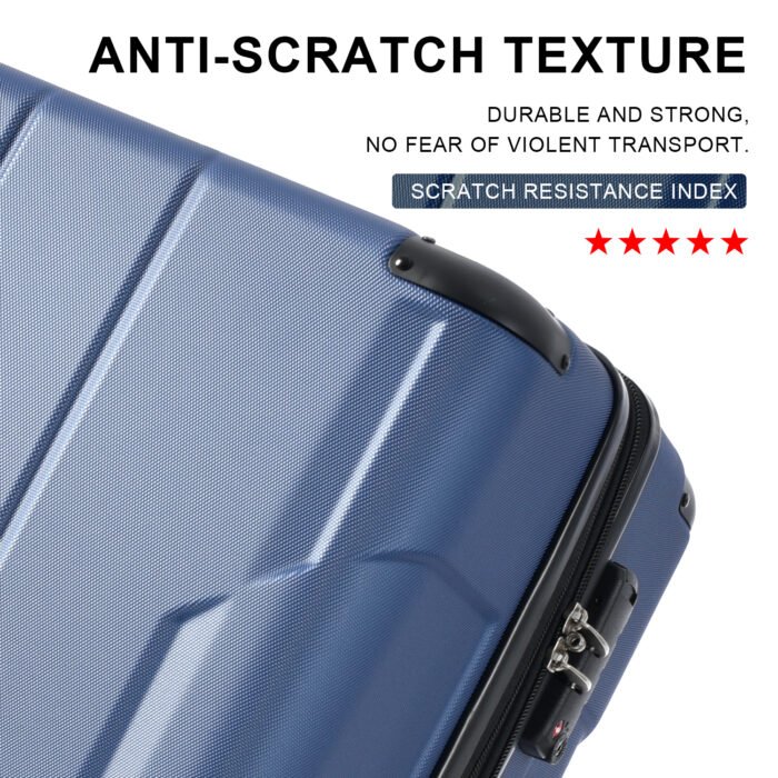 Hardshell Lightweight Luggage 3 Pcs Sets Spinner Suitcase with TSA Lock (20/24/28) - Image 12