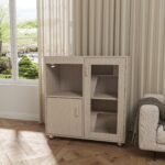 4 Layers Guinea pig or hamster cage with storage cabinet and openable top - Image 2