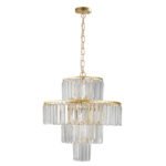 Crystal Chandelier Lights Fixture Hanging Pendant - Image 12