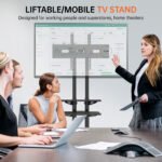 FANCO Black Universal Rotating TV Stand and maximum VESA 600x400mm (32-80 inch TVs) - Image 6